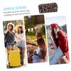 FOMIYES Leopard Print Multifunctional Cosmetics Bag Portable Toiletry Organizer for