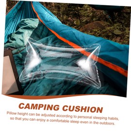 NOLITOY 5pcs Camping Cushion Transparent Pillow Insert Inflatable Travel Pillow for Outdoor Use Material for Car Camping Adventures