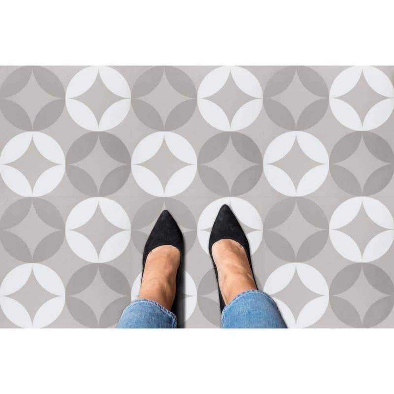 Retro Self Adhesive 12-Inch Vinyl Floor Tiles, 20 Tiles -
