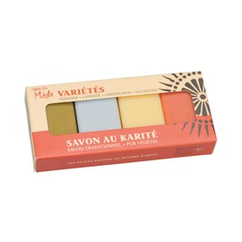 Savon du Midi Guest Soap Variétés, 4 x 20 g