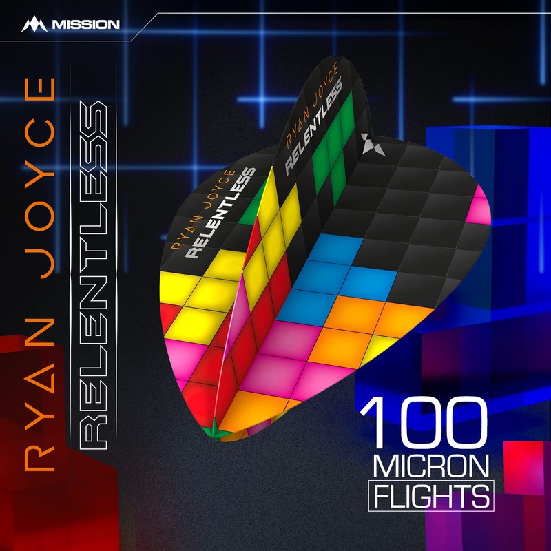 Mission Darts Ryan Joyce Premium Extra Strong Dart Flights 100