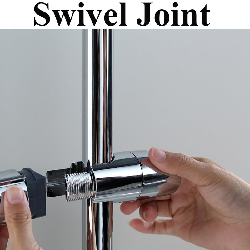 Shower Head Holder for 19-25MM Riser Rail Adjustable Shower Rail
