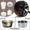 Liliful 14 Pcs 8" Airway Polishing Wheel Kit in Diameter