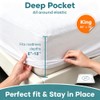 OhGeni - Protector de colchón Impermeable, sábana Bajera Ajustable tamaño