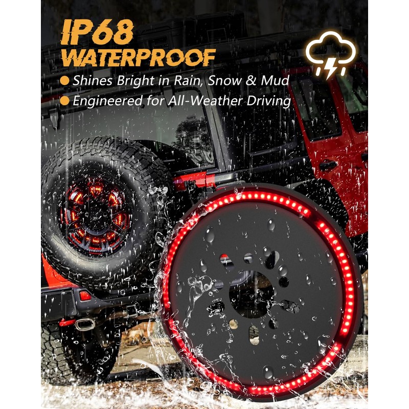 ADTOPI Plug & Play Spare Tire Brake Light LED 3rd