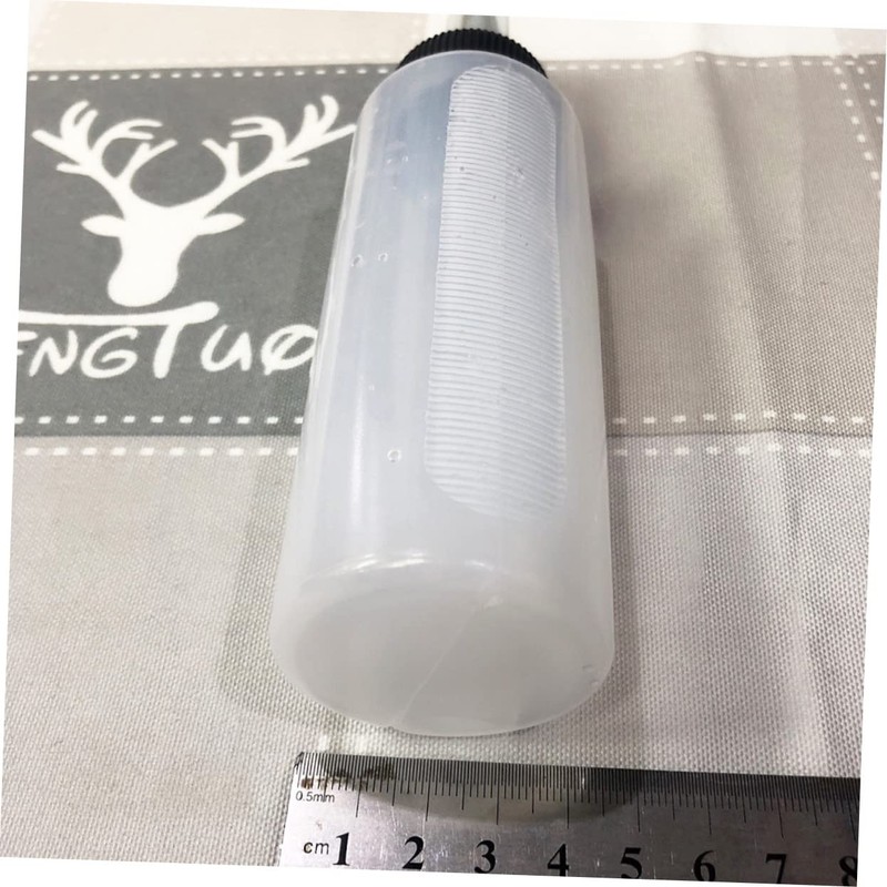 Healeved Hairdressing Scale Bottle Portable Measuring Rinse Bottle for Hair