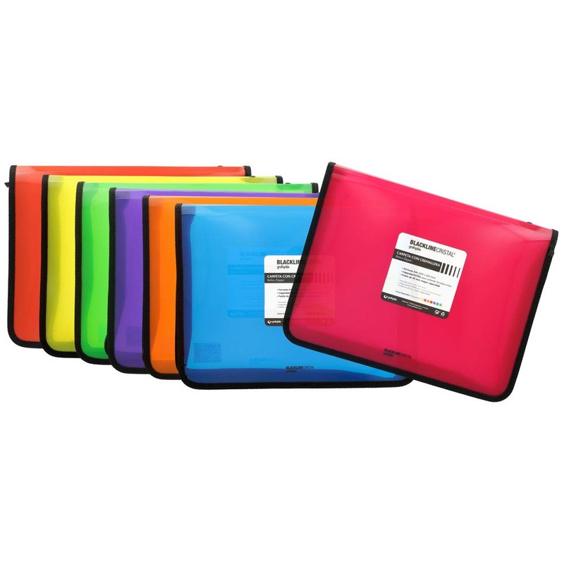 grafoplas 4800635 – Folder with Zip, Purple, A4 +