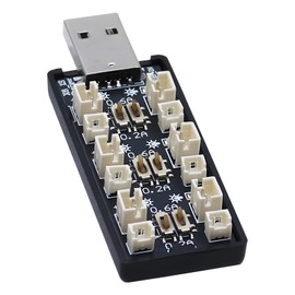 CowGoldChild 3.7v 1Sリチウムイオン電池充電器 リポバッテリー USB充電器 JST 1.25 6チャンネル 0.2-0.6A バランス変換ボード