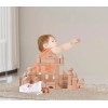 Zonxie 80pcs Wooden Natural Building Blocks Set with Storage Bag