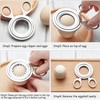 Boao 2 Pieces Egg Topper Cutter Stainless Steel Boiled Egg