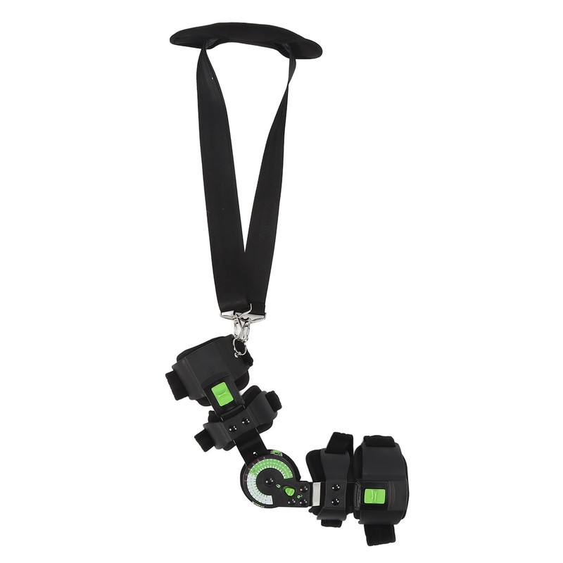 Adjustable Hinged Elbow Brace with Strap Sling Rehabilitation Support Corrective