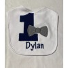 Handmade Bow Tie Birthday Bib