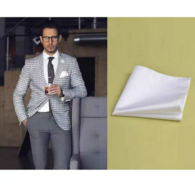 Pocket Square - Set of 10 10 Colors Men's Handkerchiefs