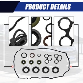 ZOKYUYS® VS50825R Engine Valve Cover Gasket, Fit for Toyota Camry 2.5, Highlander Sienna Venza 2.7L, RAV4 Lexus ES300h/NX300h, Scion TC 2.5L, 2010-2020, Replacement OEM VS50721
