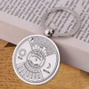 Antique 50 Years Perpetual Calendar Keychain Metal Key Ring Accessory
