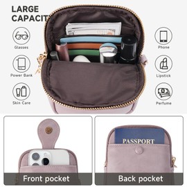 KITEVIUN Small Crossbody Bags for Women, Lightweight Mini Cute Cell Phone Purse for Women with Tassel Shining Butterfly