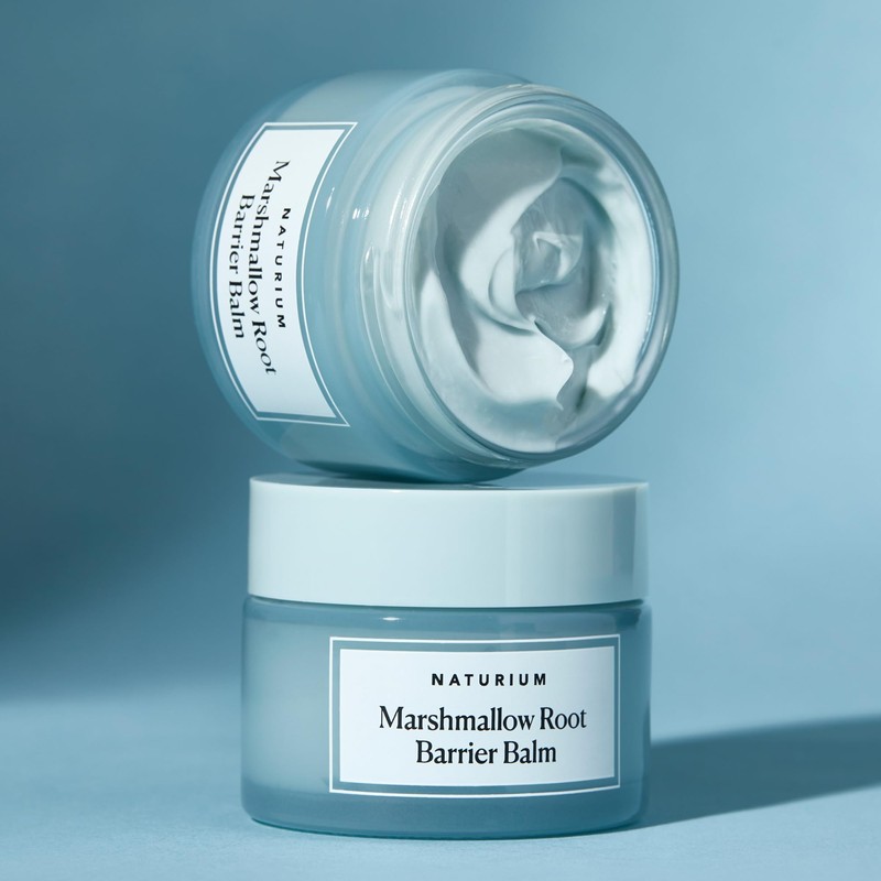 Naturium Marshmallow Root Barrier Balm, Face Balm Moisturiser for Hydrating