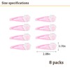 Cat Hair Accessories for Girls Women Paw Print Barrette Small