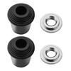 2 Packs Bass Drum Threaded Rubber Feet, Floor Tom Drum