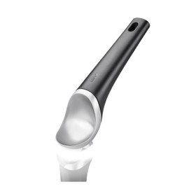 GEFU 12497 ITALIA Ice Cream Scoop - Ergonomic Ice Cream Spoon for Hard Ice Cream, Scoop for Ice Balls, Comfortable Handling, Dishwasher Safe