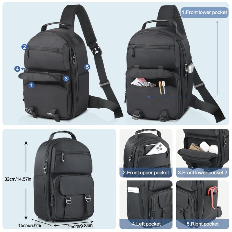 FOREGOER Carrying Case Compatible with Meta Quest 3/3S, Oculus Quest