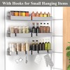 HuggieGems 6 Pack Magnetic Spice Rack Organizer for Refrigerator and