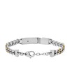 [Diesel] All Gender Stainless Steel Bracelet, One size, Stainless Steel,
