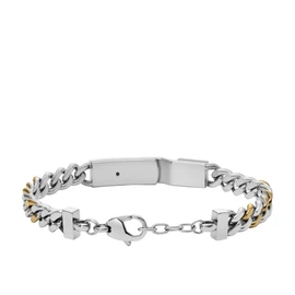 [Diesel] All Gender Stainless Steel Bracelet, One size, Stainless Steel, No Gemstone