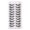 Newcally Wispy Natural False Eyelashes Fake Eye Lashes 10 Pairs