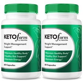 NutraVibe (2 Pack) Keto Form Pills – Daily Keto Support Formula with a Clean, Balanced Blend for Body Wellness, Steady Energy, and Active Lifestyle | KetoForm Easy-to-Take Capsules (120 Capsules)