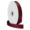 Berwick Offray 7/8" Single Face Satin Ribbon, Burgundy Red, 100
