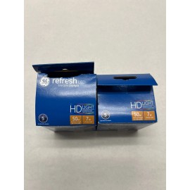 GE Lot of 2 GE 50w Equivalent 7w LED Dimmable Daylight Par20 LED7DP209CDL-1