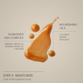 NUDESTIX Sunshine Oil Body Elixir – Hydrating with Gradual Tan & Golden Shimmer | Clean, DHA-Free | Coconut, Argan, Avocado & Squalane | Vegan