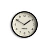 Jones Clocks® Paris Time Zone wall clock | Small modern