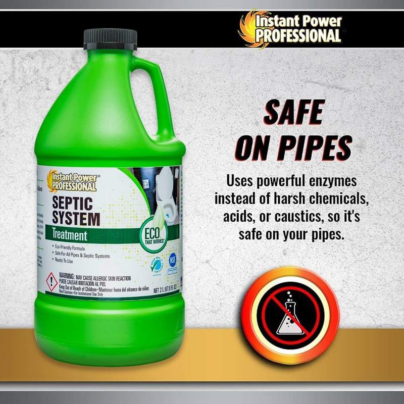 Instant Power Professional Septic System Treatment, Septic Tank Maintenance, 67.8
