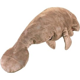 Folkmanis Manatee Hand Puppet,Gray