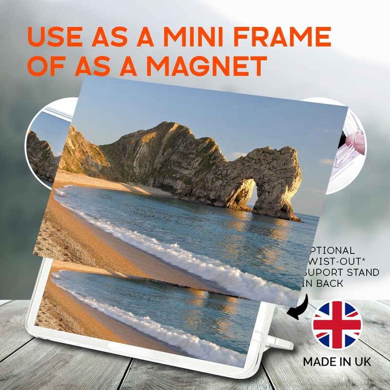 Classic Rectangle Magnet with Stand - Durdle Door Lulworth Dorset