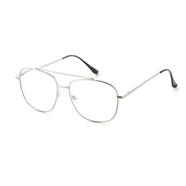 OPTIMUM OPTICAL Blue Light Filtering Scratch-Resistant Lens Aviator Frame Magnifying Reading Glasses - Midlife Cr-eye-sis, +3.00