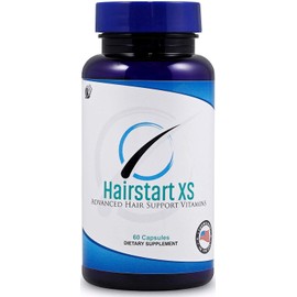 Hairstart XS: Powerful Natural Hair Growth Vitamins, Stops Hair Loss, Balding, Thinning. Promotes Hair Regrowth, All Hair Types, Men and Women, 30 Day Supply