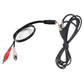 UPBRIGHT AUX Audio Cord for VIZIO VSB200 VSB201 VSB202 VSB205 VSB206 VSB206-B VSB206WS VSB207 VSB207BT (to Convert AUX Input Stereo Audio Plug into Two Mono RCA Plugs Left and Right Audio Channels)