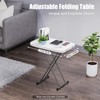 YSHUSTGY Folding Table,30 Inch Adjustable Table,Multi-Functional Personal Activity Table,Easy Folding,Height