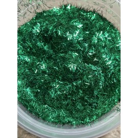 50g Bulk Green 0.2x 3mm Tinsel Glitter Nail Art Tumbler Solvent Resistant