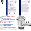 15Amp 19mm Latching Push Button Switch Waterproof IP67 12/24V DC/AC