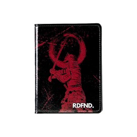 SIMPLYMDRN Samurai - RDFND Minimalist Passport Wallet - Credit Card Holder - Cool Wallet For Men - Faux Leather Thin Wallet - Ultra Slim