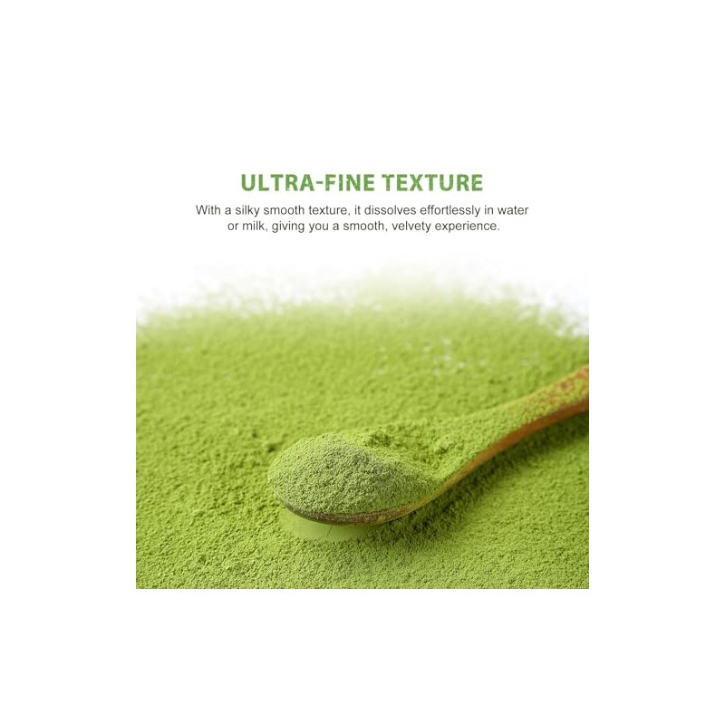 Soeos Organic Matcha Powder - Antioxidant Rich Green Tea