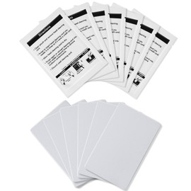 (100pcs) CR80 Cleaning Cards, Dual Side Card Reader Cleaner, POS Swipe Terminal Cleaning Cards CK-CR80 Card chip Cleaner