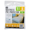 Single Bed Mattress PVC Protector Cover Waterproof Elastic Fitted 97.5x190cm