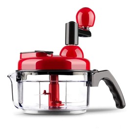 Hand crank food processor chopper for vegetables fruits nuts with egg white separator