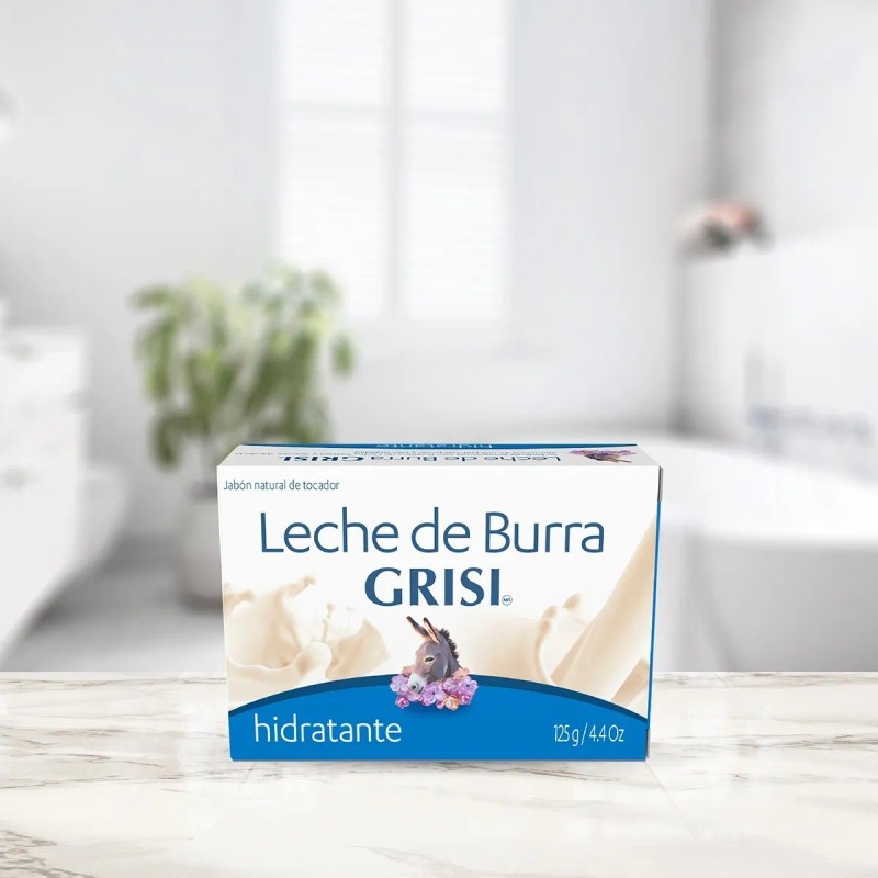 Jabón Barra Grisi Leche Burra 125g