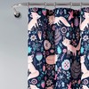 Lush Decor Pixie Fox Shower Curtain, 72" x 72", Navy